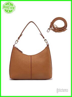 Small PU Leather Shoulder Handbag Mini Purse Waterproof Crossbody Bag for Women